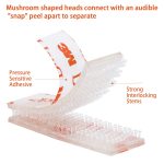 EZ Pass/IPass/IZoom Toll Tag Mounting Kit - 8 Pcs (4 Sets) Reclosable Fastener Dual Lock Tape Strips - Image 3